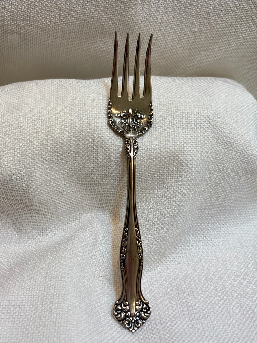 Vintage 1847 Roger’s Bros Silverplatebcold Meat Fork Victorian Design